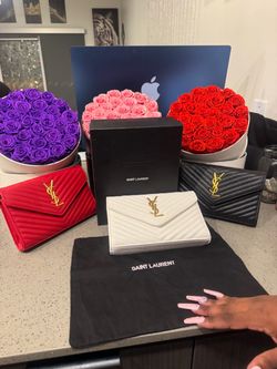 YSL envelope clutch bundle