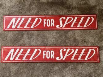 Need For Speed Sign
