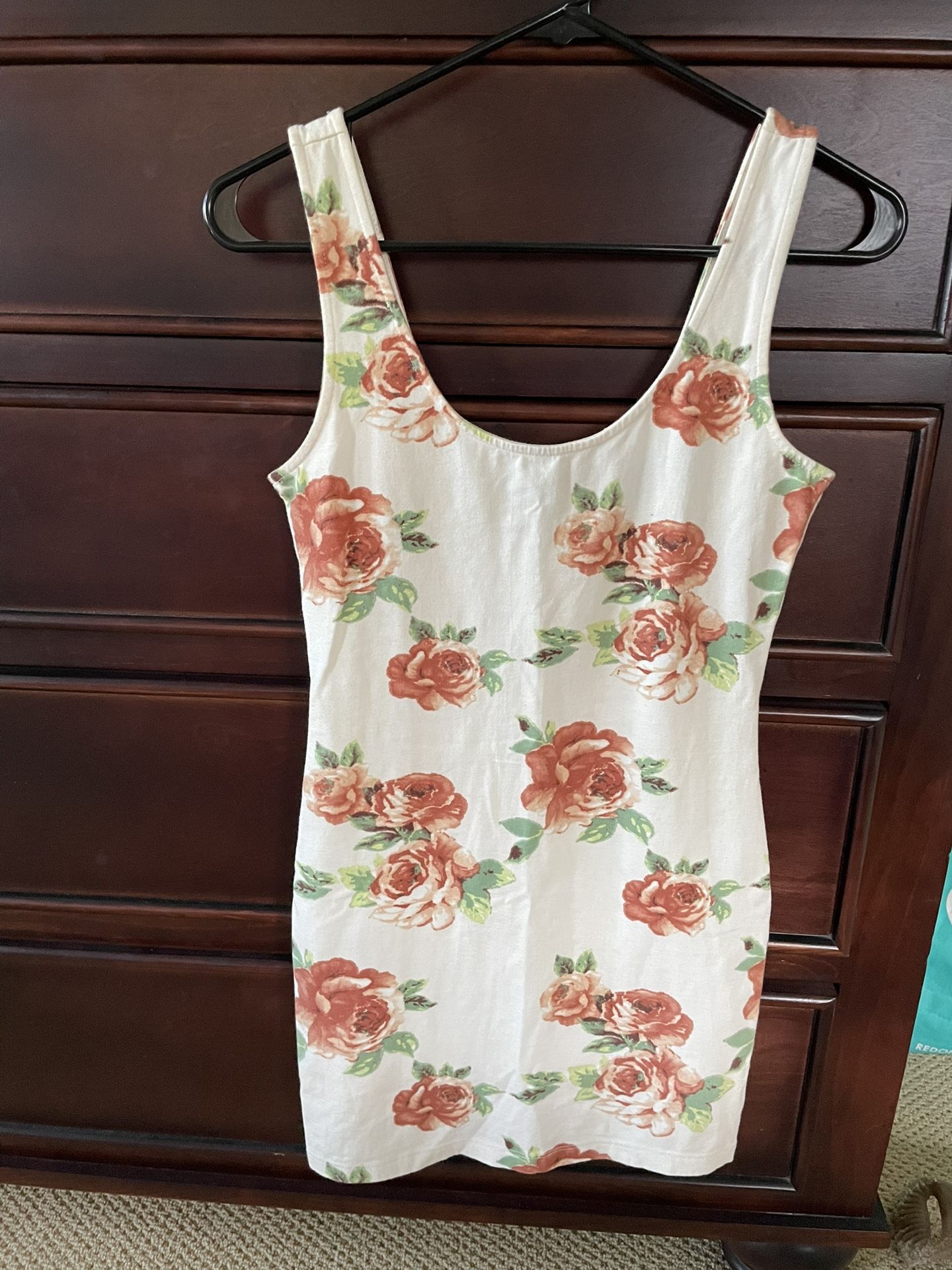 Floral Sheath Tank Dress