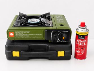 Portable Butane Camp Stove with Carrying Case