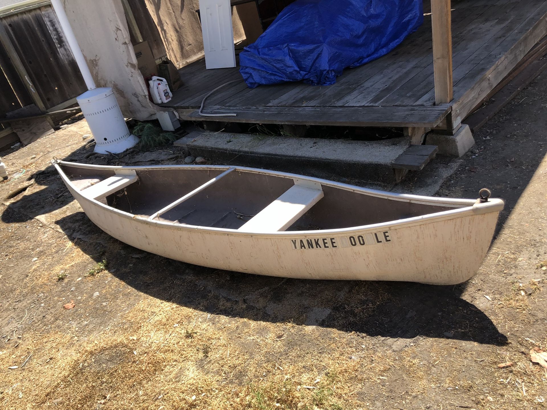 Sears fiberglass canoe