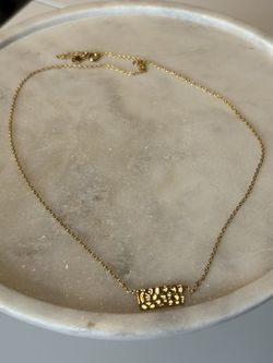 Gorjana Hammered Pendant Necklace