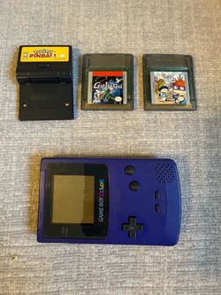 Game Boy Color with Games