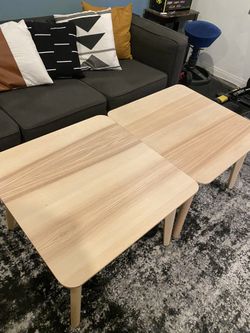 IKEA - LISABO Coffee table, ash veneer, 27 1/2x27 1/2 "