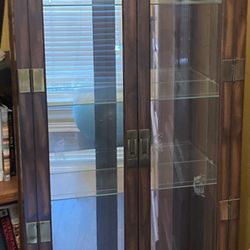 Antique Glass Cabinet