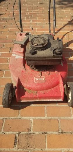 Vintage lawn mower
