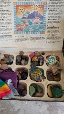 Rock collection. With box.