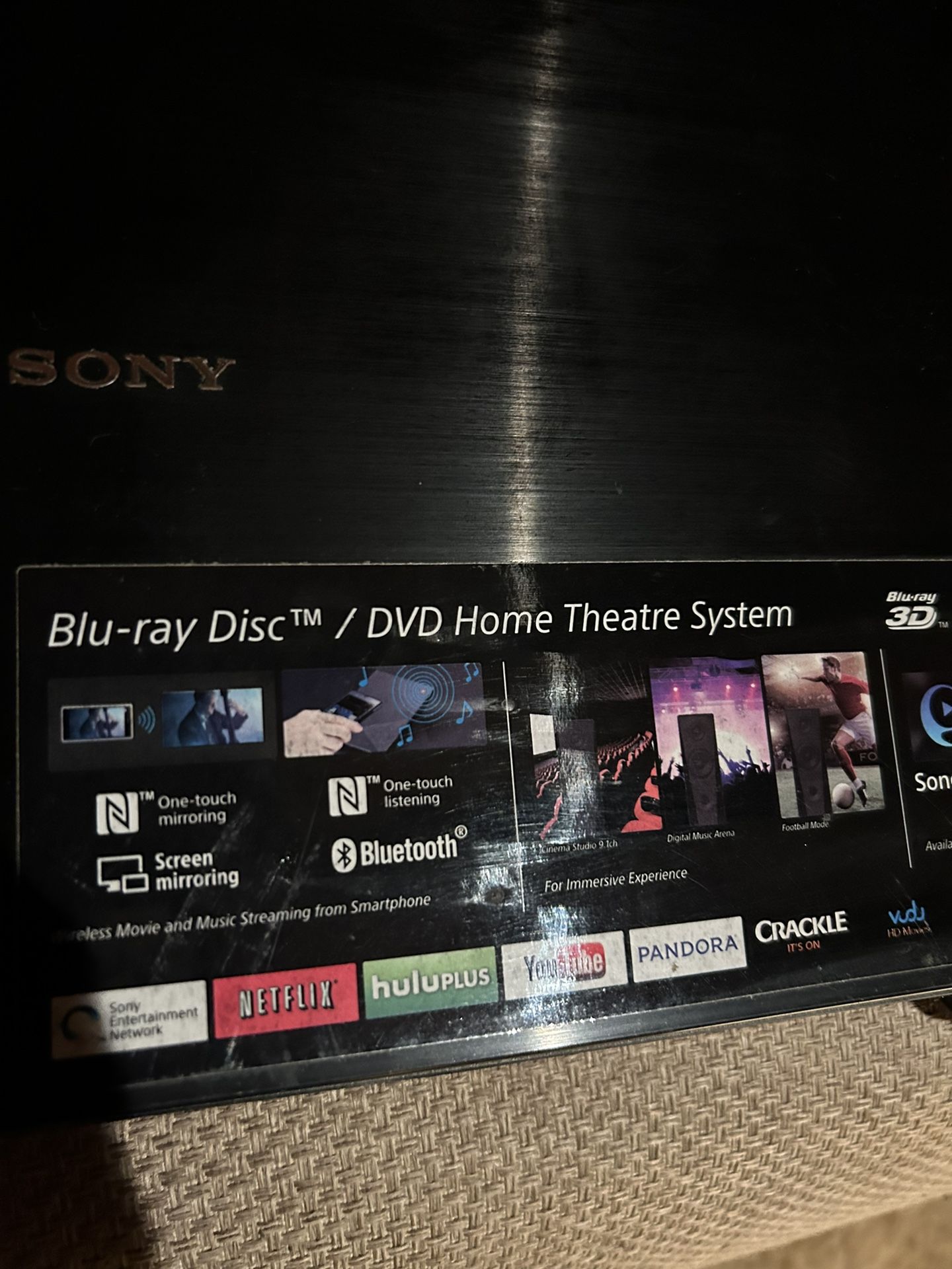Sony Surround Sound Blu Ray/DVD Player