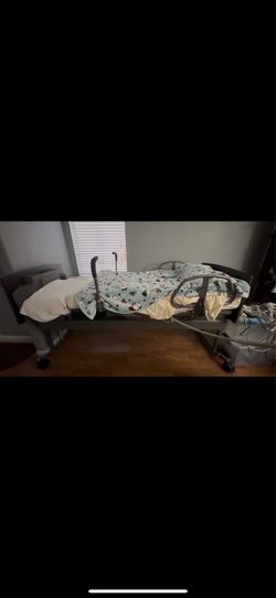 Motorized Adjustable Hospital Bed – Multi-Position & Swivel