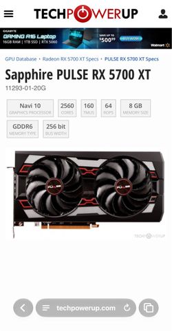 Sapphire Pulse AMD Radeon RX 5700 XT