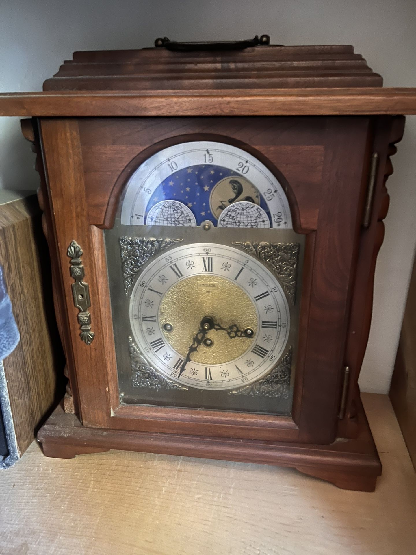 Vintage Emperor One Of A Kind Custom Grandfather Clock