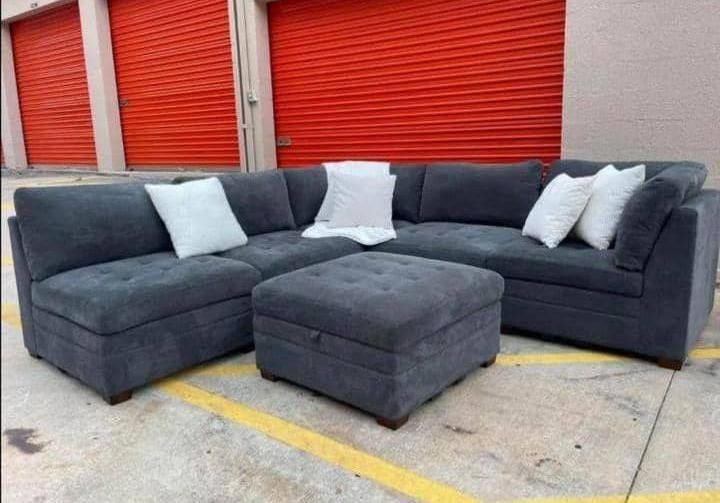 Ottoman sectional couch