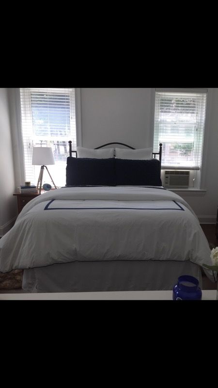 Queen Bed - Frame, Mattress and Box Spring