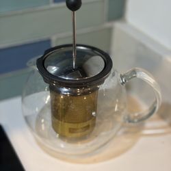 Bodum Glass Tea Press Teapot with Stainless Steel Infuser