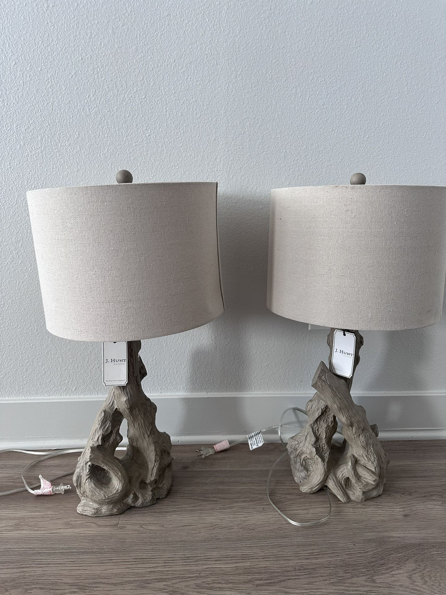 J. Hunt Table Lamps – Driftwood Style