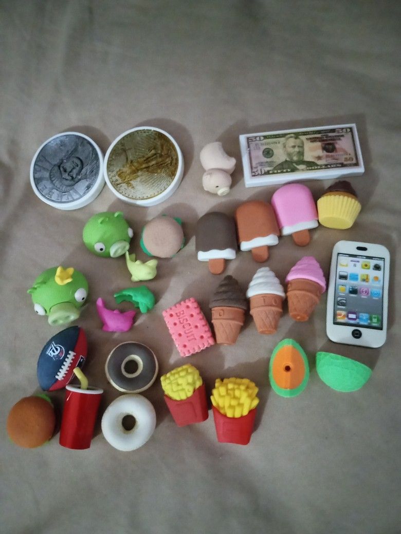 Fun Erasers Collection For Kids
