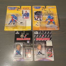 Lot of (4) Wayne Gretzky figures