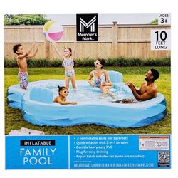 Members Mark Inflatable Family Pool Brand New In Box 