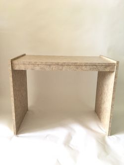 Small Vintage Table With leaf Motif