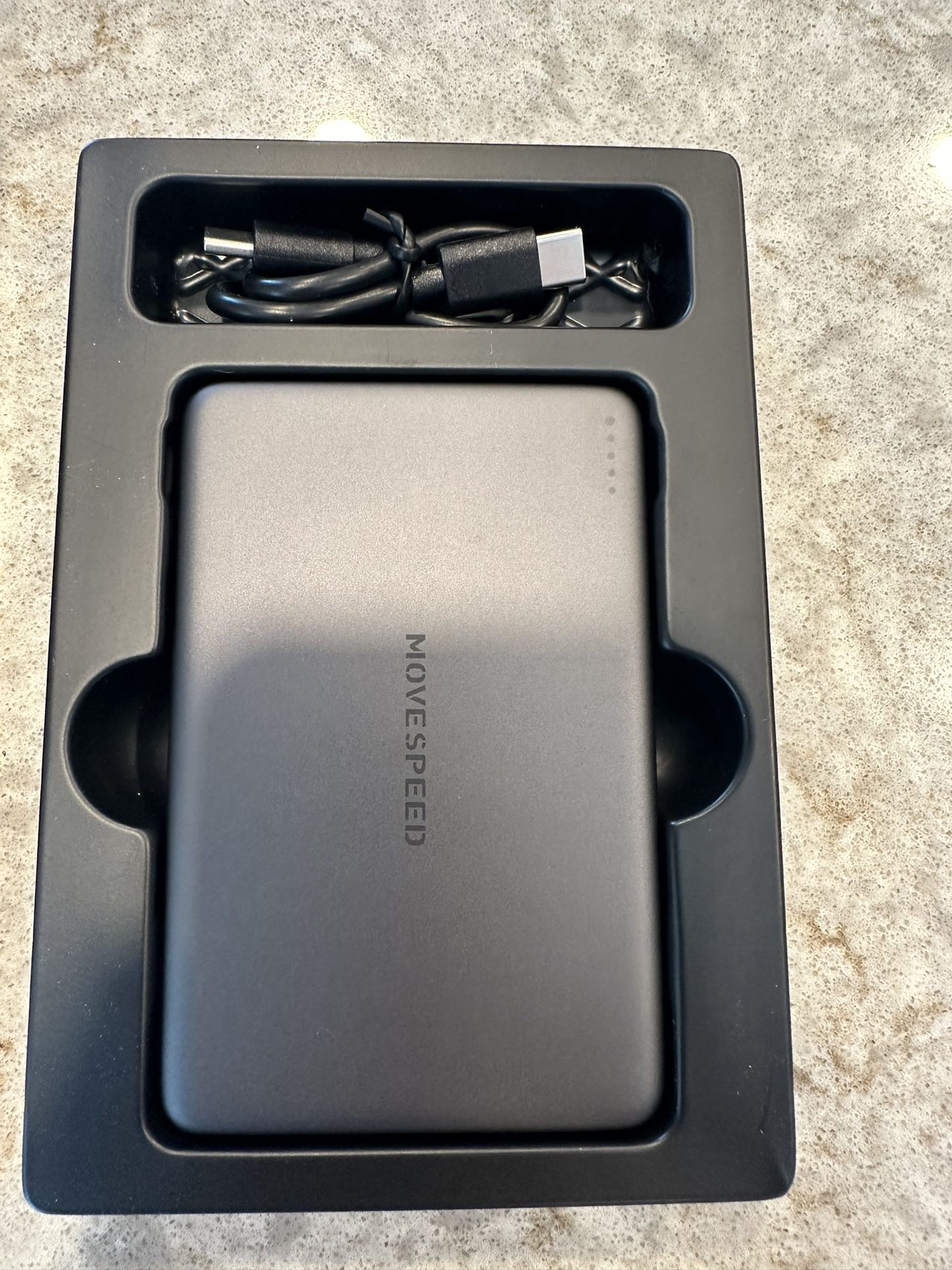 10,000mAh MagSafe Power Bank – Ultra-Slim Magnetic Charger for iPhone (Glacier Gray)