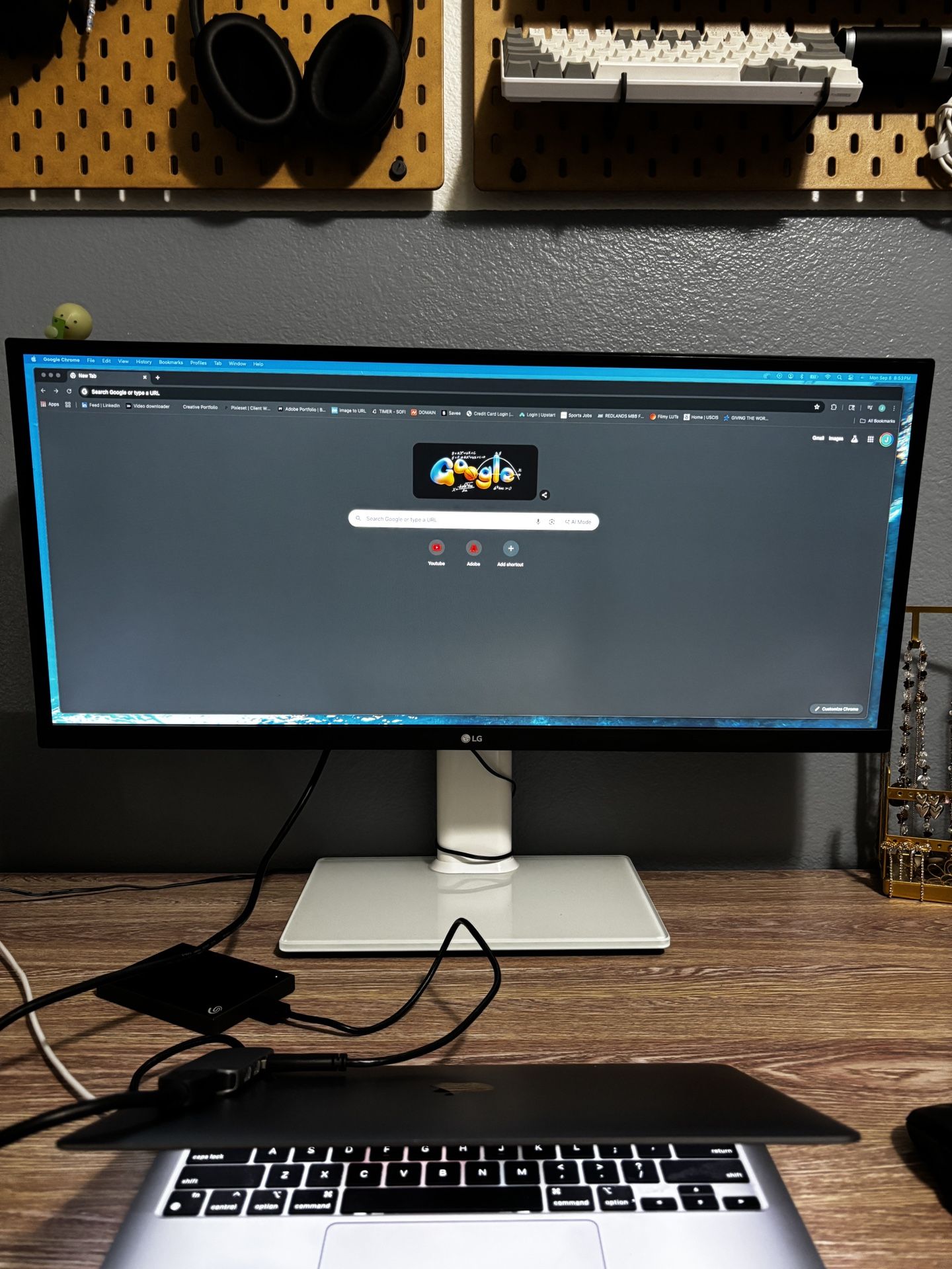 LG 29” Ultrawide Monitor
