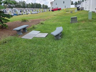 Concrete Benches- set
