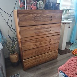 Solid Oak Dresser