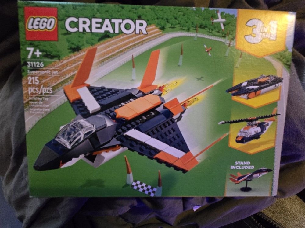 Lego Creator 31126 3 in 1 Supersonic Jet Plane Factory Sealed