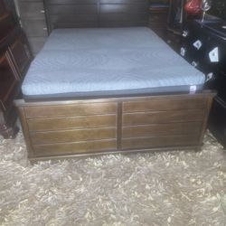 Full Bed frame And Mattress