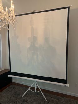Elite Screens 99” Multi Aspect Ratio Projection Screen W/ Tripod