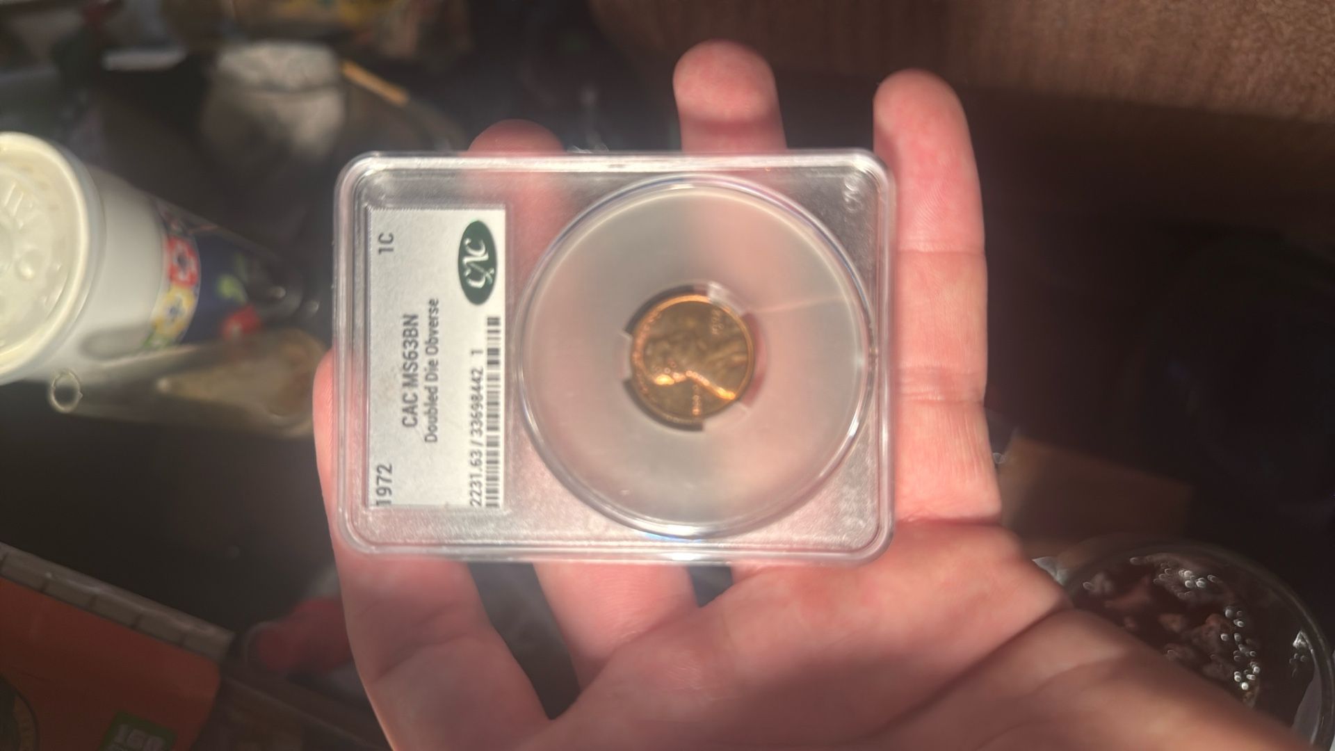 CAC MS63BN Double Die Obverse