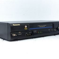 Panasonic PV-V4602 Omnivision VCR 4 Head VHS Player Recorder No Remote