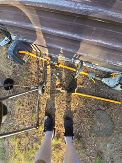 Ryobi Gas Powered RotoTiller And Weed whacker Combo