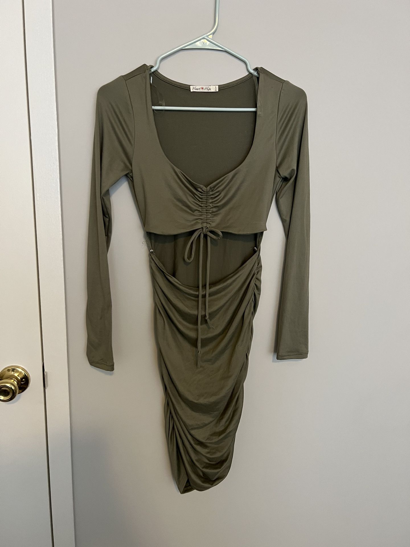 Army Green Dress Size Small, Never Worn 