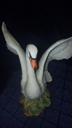 porcelain swan