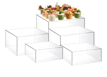 Set of 5 Display Buffet Risers 