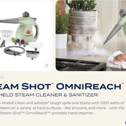 Steam shot omniReach handheld portable steam cleaner 