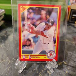 1990 Score Mike Greenwell Card Number 345