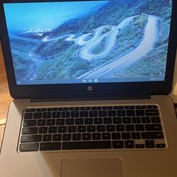 HP G4 14 “ chrome laptop 