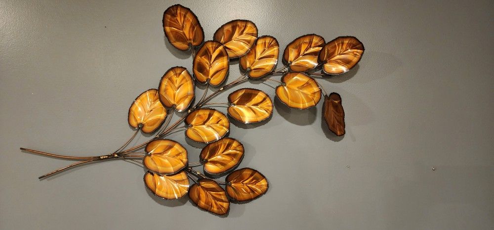 Metal Leaves Art