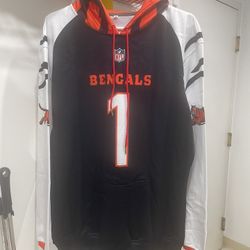 Cincinnati Bengals Jamarr Chase hoodie size large XL 2xl