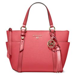 Michael Kors Sullivan Small Convertible Top Zip Leather Tote