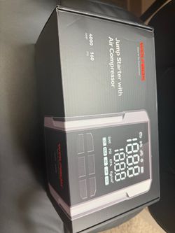 Wolfbox Jump Starter with Air Compressor 4000A