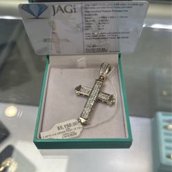 14k White Gold Pendant 