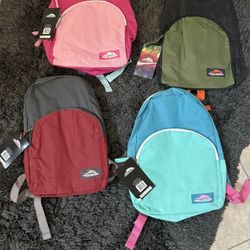 Brand new kids unisex backpacks with tags 