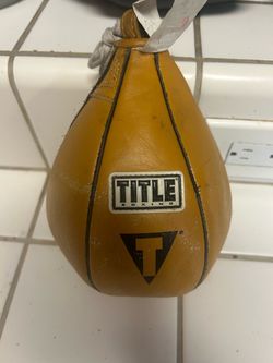 Title Boxing Leather Speed Bag