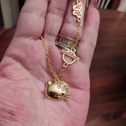 Necklace Silver Baño De Oro