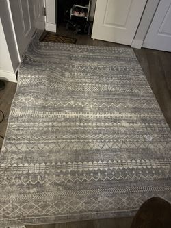 Super soft Gray Tone Carpet 5x7