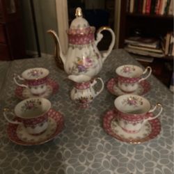 Beautiful, Ceramic Tea Set