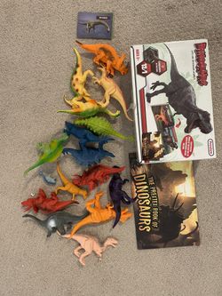 Pretex Dinosaurs With Book